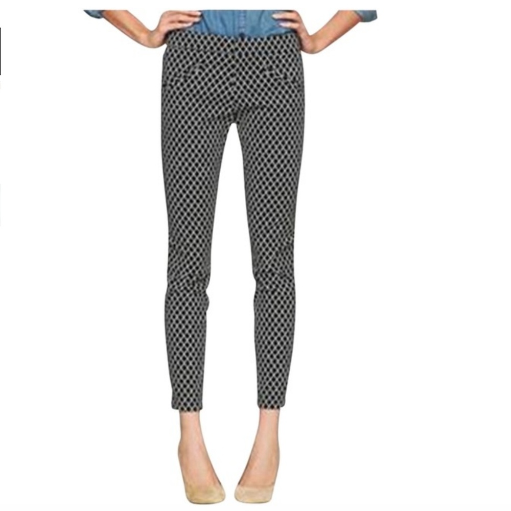 GAP Patterned Skinny Ankle Pants